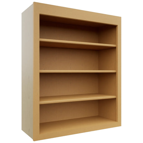 Fabuwood Galaxy Timber WOS3036 Wall Open Shelf, Front View