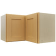 Fabuwood Galaxy Timber WPC2415 Wall Corner Pie Cabinet, Front View