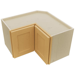 Fabuwood Galaxy Timber WPC2415 Wall Corner Pie Cabinet, Top View
