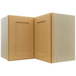Fabuwood Galaxy Timber WPC2418 Wall Corner Pie Cabinet, Front View