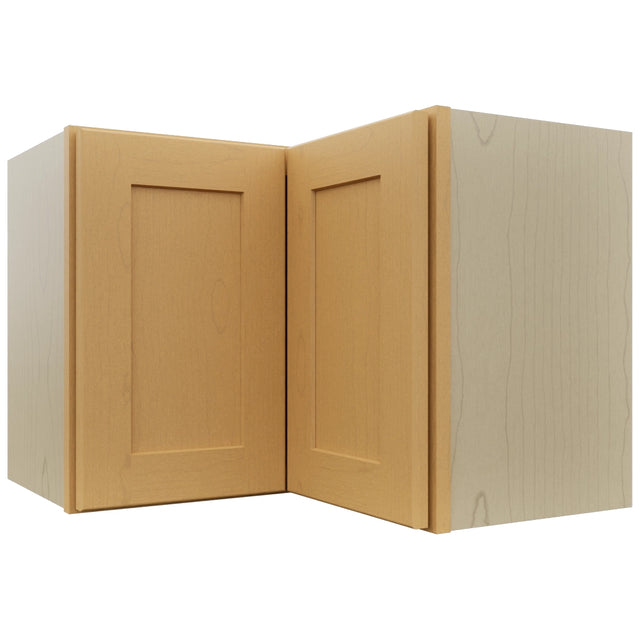 Fabuwood Galaxy Timber WPC2418 Wall Corner Pie Cabinet, Front View