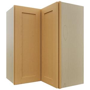 Fabuwood Galaxy Timber WPC2430 Wall Corner Pie Cabinet, Front View