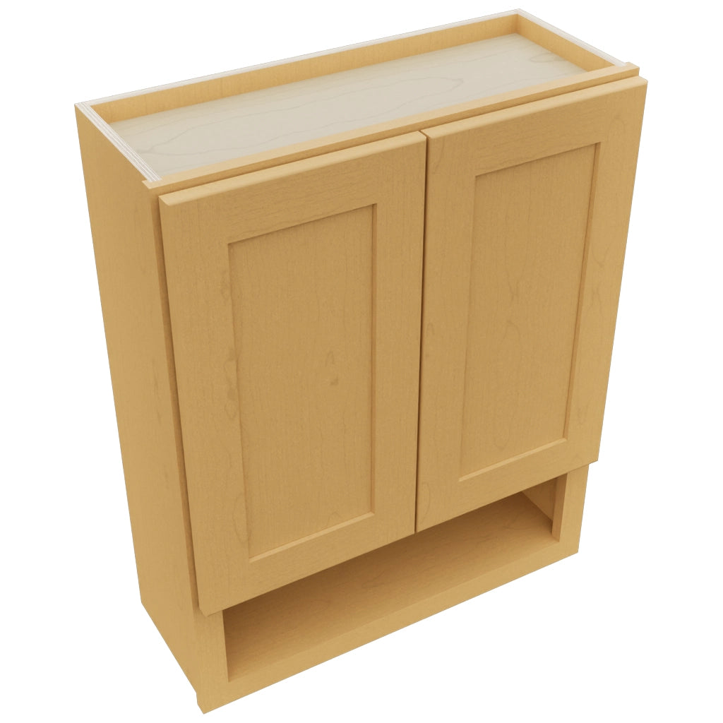 Fabuwood Galaxy Timber WVS2430 Vanity Wall Storage, Top View
