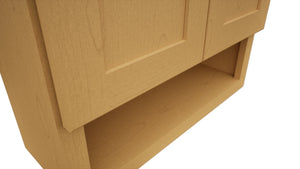 Fabuwood Galaxy Timber WVS2430 Vanity Wall Storage, Detail View