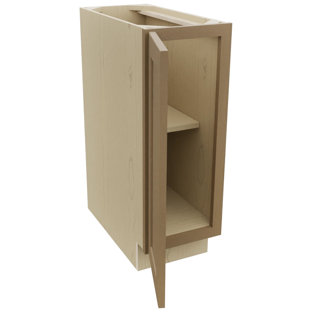 Fabuwood Galaxy Truffle B12FD Base Full Door Cabinet, Open View
