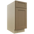 Fabuwood Galaxy Truffle B15 Base Standard Cabinet, Front View