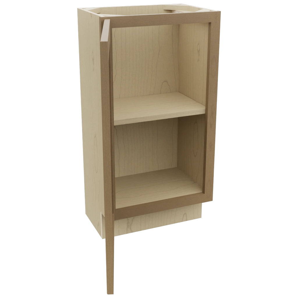 Fabuwood Galaxy Truffle B18FD-12D Base Full Door Cabinet, Open View
