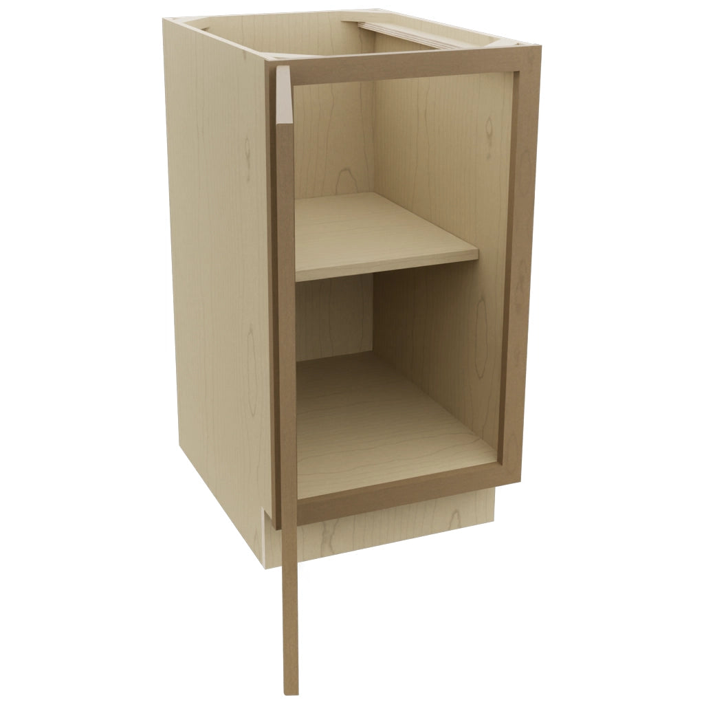 Fabuwood Galaxy Truffle B18FD Base Full Door Cabinet, Open View