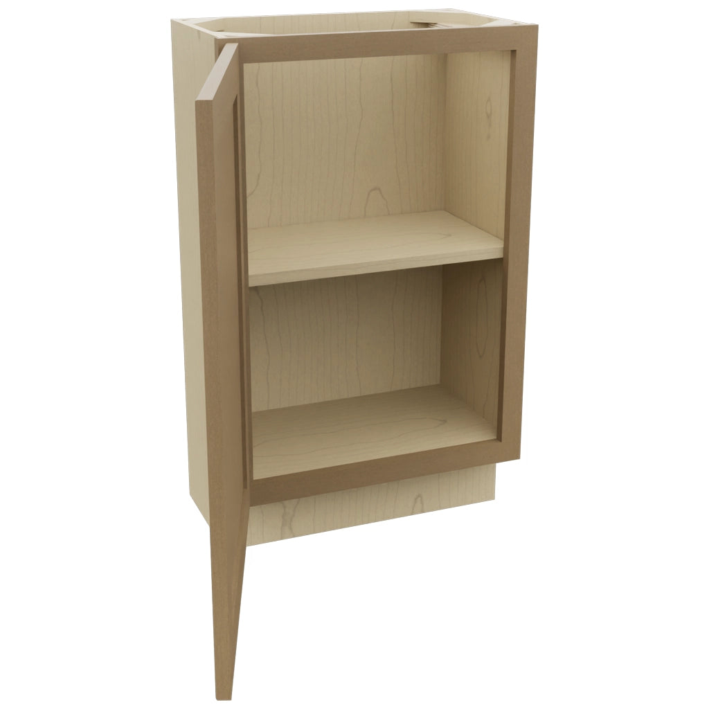 Fabuwood Galaxy Truffle B21FD-12D Base Full Door Cabinet, Open View