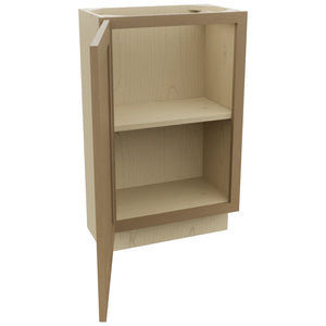 Fabuwood Galaxy Truffle B21FD-12D Base Full Door Cabinet, Open View