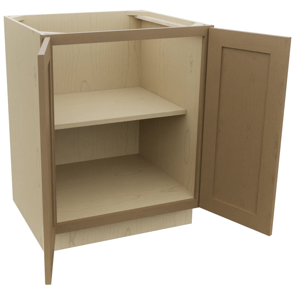 Fabuwood Galaxy Truffle B27FD Base Full Door Cabinet, Open View