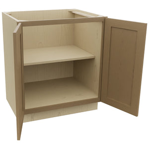 Fabuwood Galaxy Truffle B30FD Base Full Door Cabinet, Open View