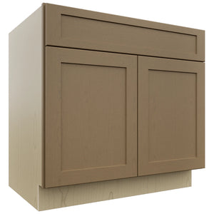 Fabuwood Galaxy Truffle B36SDF Base Standard Cabinet, Front View