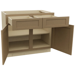 Fabuwood Galaxy Truffle B39 Base Standard Cabinet, Open View