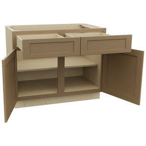 Fabuwood Galaxy Truffle B42 Base Standard Cabinet, Open View