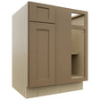 Fabuwood Galaxy Truffle BLB36/39 Base Corner Blind Cabinet, Front View