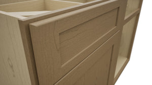 Fabuwood Galaxy Truffle BLB48/51 Base Corner Blind Cabinet, Detail View