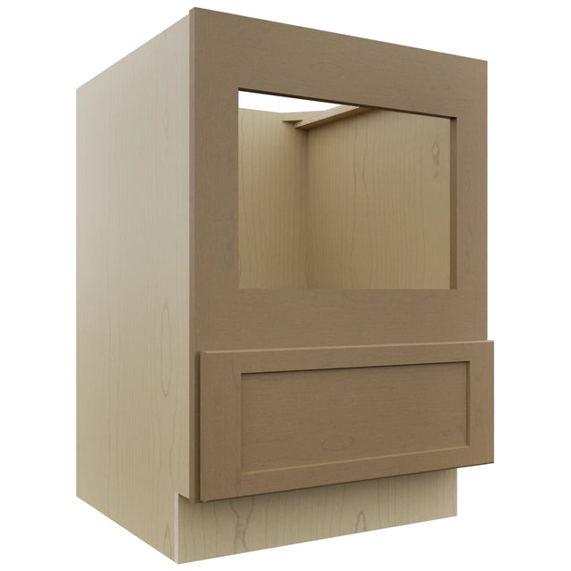 Fabuwood Galaxy Truffle BMC24 Base Microwave Cabinet, Front View
