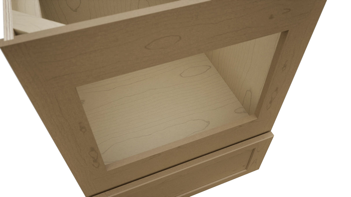 Fabuwood Galaxy Truffle BMC24 Base Microwave Cabinet, Detail View