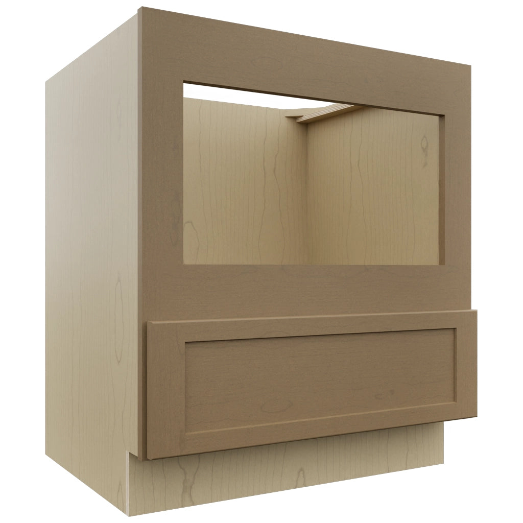 Fabuwood Galaxy Truffle BMC30 Base Microwave Cabinet, Front View