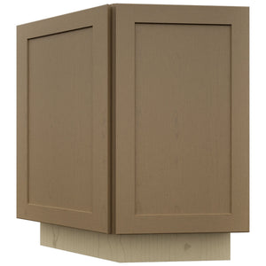 Fabuwood Galaxy Truffle BRA24 Base Return Angle Cabinet, Front View