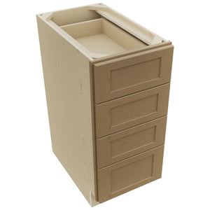 Fabuwood Galaxy Truffle DB15-4 Base 4 Drawers Cabinet, Top View