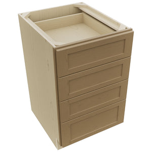 Fabuwood Galaxy Truffle DB21-4 Base 4 Drawers Cabinet, Top View