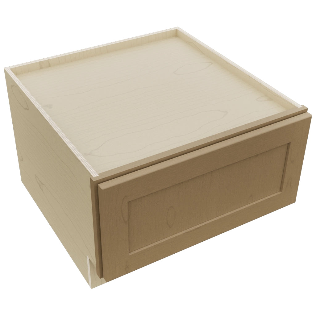 Fabuwood Galaxy Truffle DBS24 Base Bench Seat Cabinet, Top View