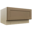 Fabuwood Galaxy Truffle DBS30 Base Bench Seat Cabinet, Front View
