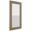 Fabuwood Galaxy Truffle DS GDW1530 Wall Glass Door, Front View