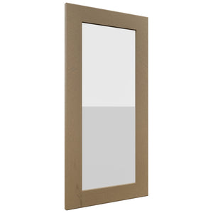 Fabuwood Galaxy Truffle DS GDW1530 Wall Glass Door, Front View