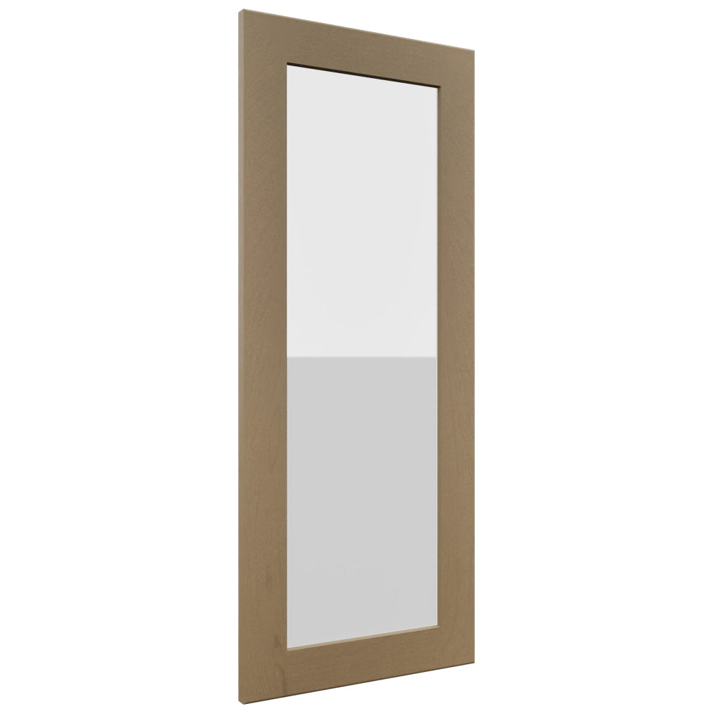 Fabuwood Galaxy Truffle DS GDW1536 Wall Glass Door, Front View