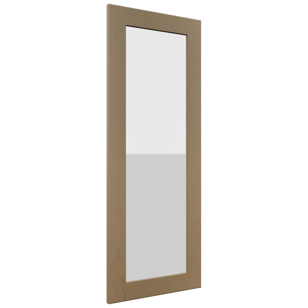 Fabuwood Galaxy Truffle DS GDW1539 Wall Glass Door, Front View