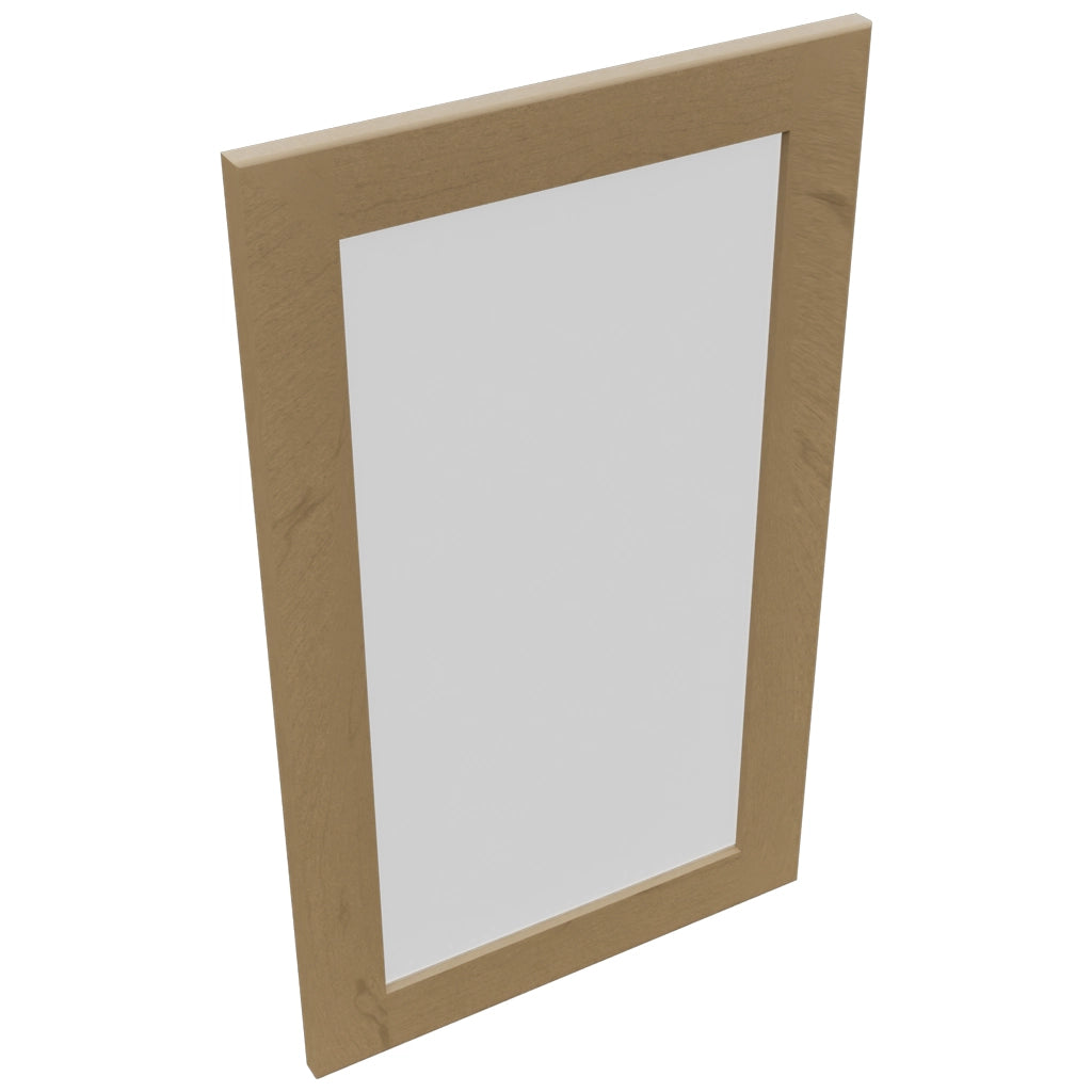 Fabuwood Galaxy Truffle DS GDW1830 Wall Glass Door, Top View