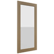 Fabuwood Galaxy Truffle DS GDW1839 Wall Glass Door, Front View