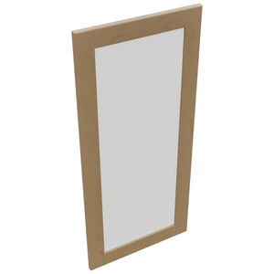 Fabuwood Galaxy Truffle DS GDW1839 Wall Glass Door, Top View