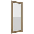 Fabuwood Galaxy Truffle DS GDW1842 Wall Glass Door, Front View