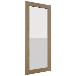 Fabuwood Galaxy Truffle DS GDW1842 Wall Glass Door, Front View