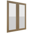 Fabuwood Galaxy Truffle DS GDW3039 Wall Glass Door, Front View