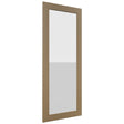 Fabuwood Galaxy Truffle DS GDWD1857 Wall Glass Door, Front View