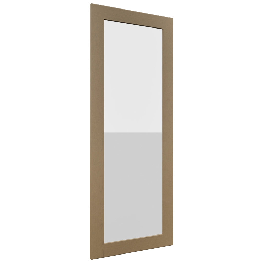 Fabuwood Galaxy Truffle DS GDWD1857 Wall Glass Door, Front View