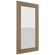 Fabuwood Galaxy Truffle DS GDWDC2430 Wall Glass Door, Front View
