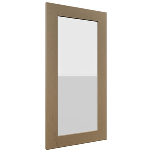 Fabuwood Galaxy Truffle DS GDWDC2430 Wall Glass Door, Front View