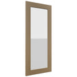 Fabuwood Galaxy Truffle DS GDWDC2436 Wall Glass Door, Front View