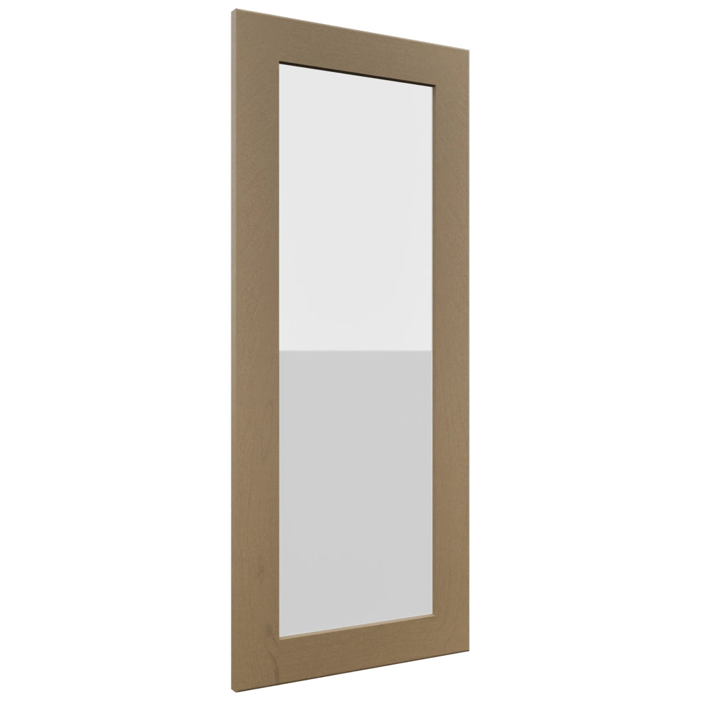 Fabuwood Galaxy Truffle DS GDWDC2436 Wall Glass Door, Front View