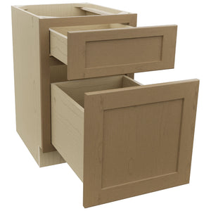 Fabuwood Galaxy Truffle FD18 Vanity Desk, Open View