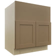 Fabuwood Galaxy Truffle FS30 Base Farm Sink Cabinet, Front View