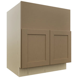 Fabuwood Galaxy Truffle FS30 Base Farm Sink Cabinet, Front View
