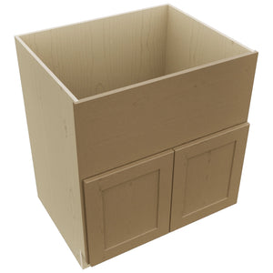 Fabuwood Galaxy Truffle FS30 Base Farm Sink Cabinet, Top View