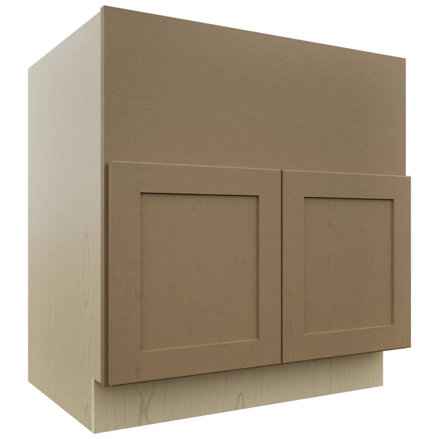 Fabuwood Galaxy Truffle FS33 Base Farm Sink Cabinet, Front View